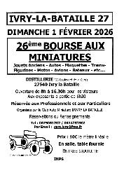 26e Bourse aux miniatures et jouets anciens - Ivry-la-Bataille