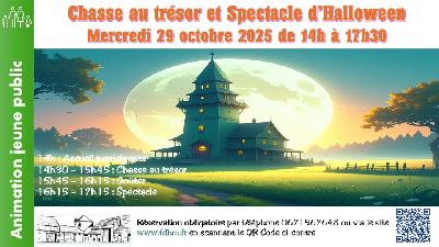 Halloween 2025 - Chasse au trésor + Spectacle - Saint-Loup-de-Naud
