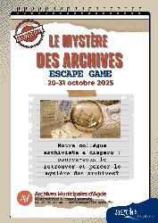 ESCAPE GAME - Le Mystère des Archives - Agde ESCAPE GAME - Le Mystère des Archives - Agde