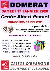 Concours de belote - Domérat