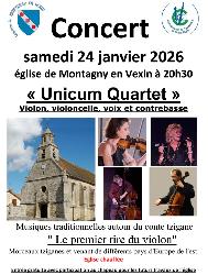 Concert du quatuor &laquo; Unicum Quartett &raquo; musiques tziganes  - Montagny-en-Vexin