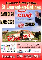 "Rires avant tout" spectacle Music'hall avec Pascal Fleury - Saint-Laurent-en-Gâtines