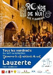 Visite guid&eacute;e ronde de nuit aux flambeaux - Lauzerte
