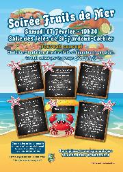 Soir&eacute;e Fruits de mer - Saint-Pardoux-Corbier