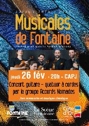 Musicales de Fontaine&nbsp;: Accords Nomades - Fontaine-lès-Dijon
