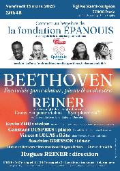 Concert au b&eacute;n&eacute;fice de la Fondation &Eacute;panouis &agrave; l&rsquo;&Eacute;glise Saint Sulpice - Paris