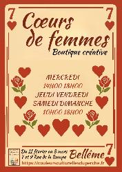 Boutique cr&eacute;ative, 7 c&oelig;urs de femmes - Bellême