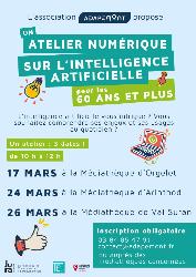 Atelier "Intelligence artificielle" pour les 60 ans et plus&nbsp;! - Orgelet