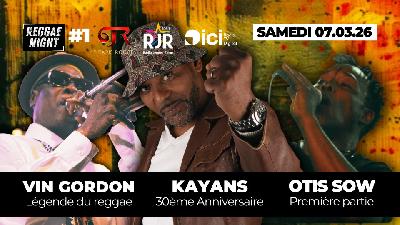 REGGAE NIGHT #1&nbsp;: Concert Vin Gordon + KAYANS - Reims