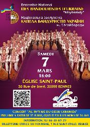 Concert caritatif &laquo; Au rythme du c&oelig;ur ukrainien &raquo; - Rennes