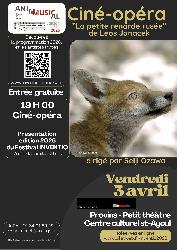 Cin&eacute;-op&eacute;ra&nbsp;: La petite renarde rus&eacute;e de Leos Janacek - Provins