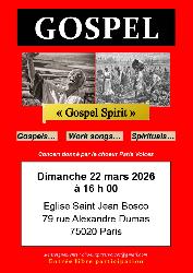 concert Gospel Spirit - Paris