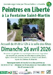 Journ&eacute;e peintres en libert&eacute; - La Fontaine-Saint-Martin