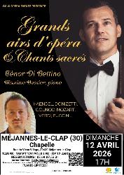 Concert "Grands Airs d'Op&eacute;ra et Chants Sacr&eacute;s" &agrave; M&eacute;jannes-le-Clap - Méjannes-le-Clap