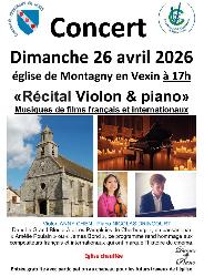 Concert "Violon & piano" - Montagny-en-Vexin