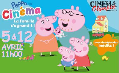 Peppa Pig fait son Cin&eacute;ma - la famille s'agrandit - Pontarlier