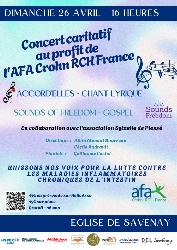 Concert Accord'Elles et Sounds of freedom au profit de l'AFA Crohn RCH - Savenay