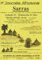 25&deg; Journ&eacute;es Africaines - Sarras