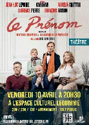 "Le pr&eacute;nom" avec Jean-Luc Lemoine et Nicolas Cartman - Haubourdin