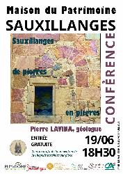  " Sauxillanges, de pierres en pierres " ; Conf&eacute;rence  Pierre Lavina&nbsp; - Sauxillanges