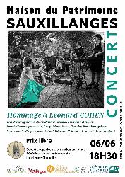Concert hommage &agrave; L&eacute;onard Cohen - Sauxillanges