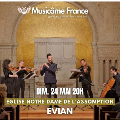 Concert &agrave; Evian&nbsp;: Bach, Vivaldi, Mozart, Caccini, Cantemir, Saint-Sa&euml;n - Évian-les-Bains