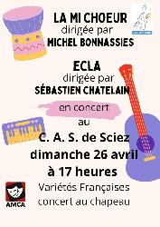 Concert chorales vari&eacute;t&eacute; fran&ccedil;aise - Sciez