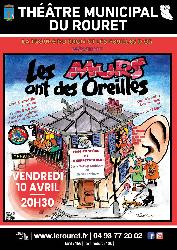 "Les Murs ont des oreilles", vendredi 10 avril 2026 &agrave; 20h30 - Le Rouret