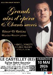 Concert "Grands Airs d'Op&eacute;ra et Chants Sacr&eacute;s" - Le Castellet