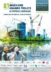 21e &eacute;dition du congr&egrave;s Ing&eacute;nierie Grands Projets et Syst&egrave;mes Complexes - Biarritz