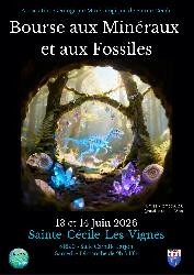 Bourse min&eacute;raux, fossiles et bijoux - Sainte-Cécile-les-Vignes