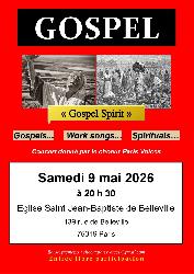 concert Gospel Spirit - Paris