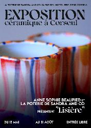 Exposition c&eacute;ramique "Lisi&egrave;re" - Corseul