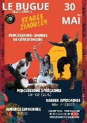 Stages Percussions et Danses Africaines - Le Bugue