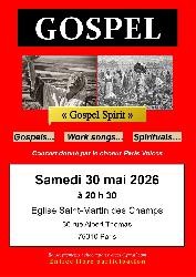 Concert Gospel Spirit - Paris