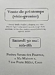 Vente de printemps/vide-grenier - Caen