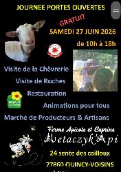 Portes Ouvertes &agrave; la Ferme apicole et caprine de Metaczyk'api - Quincy-Voisins