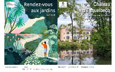 Rendez-vous aux jardins. Ch&acirc;teau d'Esquelbecq - Esquelbecq