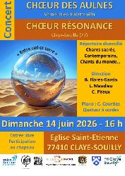 Concert choral "Entre ciel et terre" - Claye-Souilly