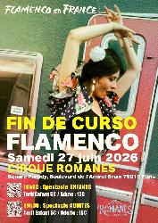 Spectacle de fin d'ann&eacute;e de Flamenco en France  - Paris
