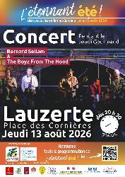 Concert - Bernard Sellam & The Boyz From The Hood - Lauzerte