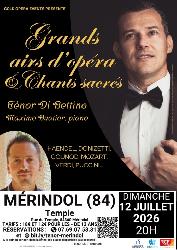 "Grands Airs d'Op&eacute;ra et Chants Sacr&eacute;s" par le T&eacute;nor Di Bettino - Mérindol