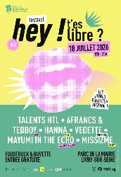 Festival &ldquo;Hey&nbsp;! T&rsquo;es Libre&nbsp;?&rdquo; - 6&egrave;me &eacute;dition - Livry-sur-Seine