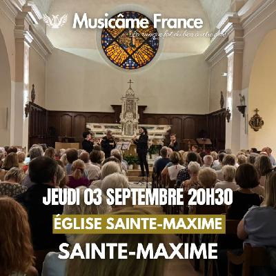 Concert &agrave; Sainte-Maxime&nbsp;: Ravel, Bach, Vivaldi, Cantemir, Rachmaninov, - Sainte-Maxime