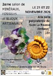 2eme Salon Min&eacute;raux Fossiles et Bijoux artisanaux - Suze-la-Rousse