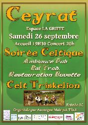 Soir&eacute;e celtique, bal trad - Ceyrat