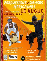 Stages Percussions et Danses Africaines - Le Bugue