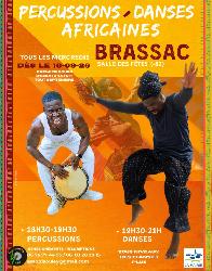 Cours de Percussions et de Danses Africaines - Brassac