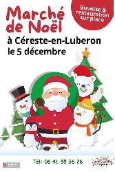 March&eacute; de no&euml;l de C&eacute;reste en Luberon  - Céreste