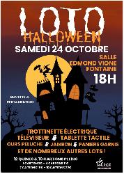 Loto d'Halloween 24 octobre 2026 18H, salle Edmond Vigne Fontaine - Fontaine